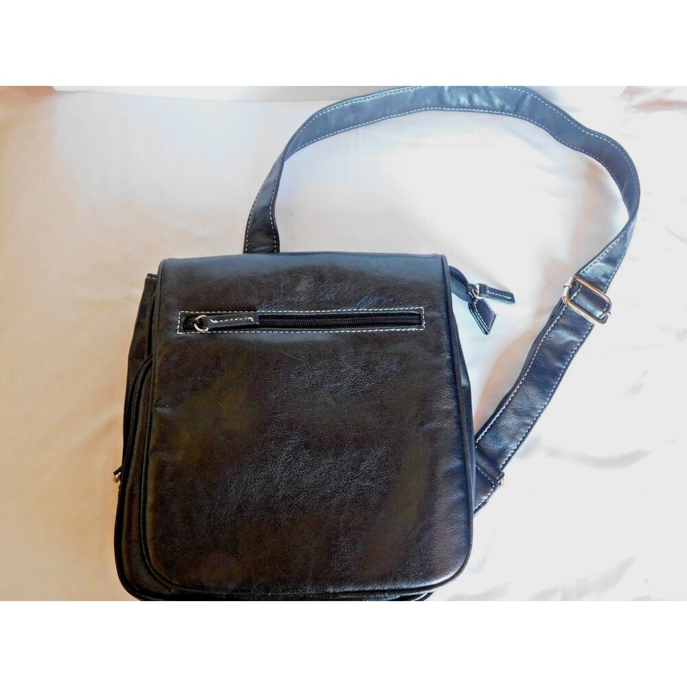 ALFRED DUNNER BLACK CROSS BODY, SHOULDER BAG, HANDBAG, PURSE